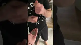 Little  coin transpo mid  blowing effect #magic #illusion #coins #french #coinmagician #ilusionista