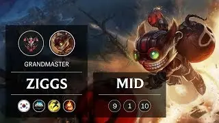 Ziggs Mid vs Twisted Fate - KR Grandmaster Patch 9.3