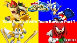 Mario & Sonic at the Olympic Winter Games Team Festival (Team Bowser) Part 1