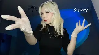 ASMR Мокрые звуки рук и перчаток, близкий шепот и звуки рта 