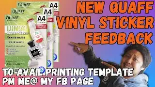 MATTE VINYL STICKER BRAND FEEDBACK FOR NEW QUAFF VINYL | PROS AND CONS