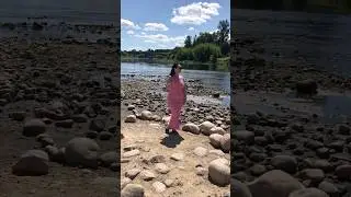 on the river neman in belarus #shorts