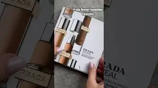 #prada #pradabeauty #foundation #swatches #makeup #beauty #unboxing #cosmetics