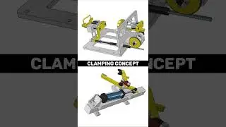 which is better ?? | Clamping Concept #mechanism #clamping #newdesign #engineering #concept