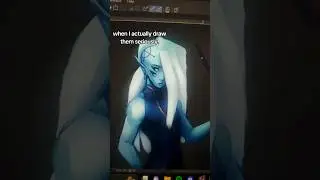 Tends to be a difference #art #digitalart #oc #artwip #rendering #drawing