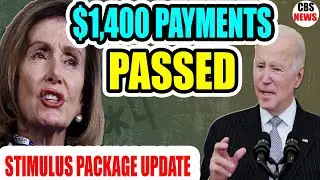 🔴 $1,400 PAYMENTS ! PASSED ! STIMULUS PACKAGE UPDATE | FEB 27
