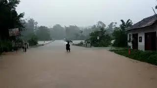 Bethri Bridge Flooded by Cauvery water