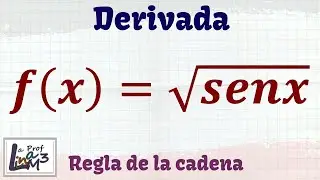 Derivada | Regla de la regla de la cadena con raíz cuadrada | Ejercicio 1 | La Prof Lina M3