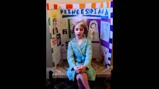 M as Princess Diana for wax museum