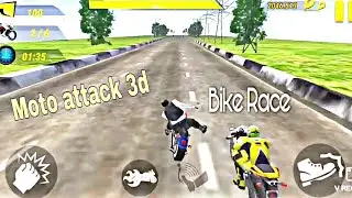 Moto Attack 3D Bike Race 2016 , Bike games video and level - 3 android games.