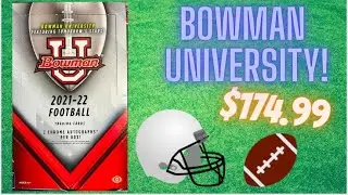 Topps Football Returns! 2021-22 Bowman University Football Hobby Box