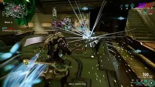 Affinity Booster + Eidolon Lens + Saryn Prime + Sedna 9 Waves