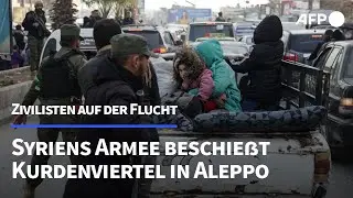 Syrien: Armee beschie&szlig;t kurdische Viertel von Aleppo | AFP