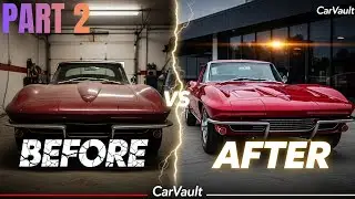 Corvette BARN FIND &mdash; First Wash in 42 Years! 😱 | Satisfying Restoration #corvette #carrestoration