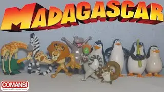 Обзор набора фигурок Comansi по мотивам фильма «Мадагаскар»!