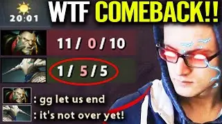 MIRACLE- SVEN HARD COMEBACK!!! From Feeder to Real Carry with Bloodthorn 7.26 Dota 2 Pro Gameplay