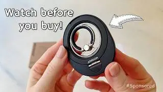 Joyroom MagSafe Phone Grip Magnetic Ring Holder, Cell Phone Grip Stand Finger Ring Kickstand Demo
