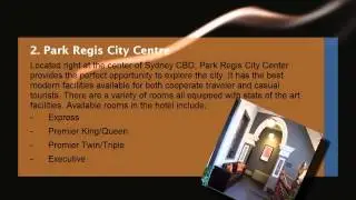 Top 3 Sydney CBD Hotels