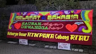 HCR..menghadiri Resepsi Sausan & Dewangga,-Hesty & kiki,-Oqi & Nia Smg SAMAWA..dikota Pku