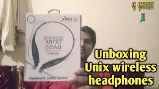 Unboxing Unix head phones very cheap price unblive