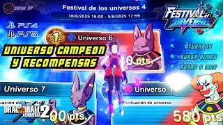CHAMPION Universe and Rewards - 4th Universe Festival [PS4/PS5] | Dragon Ball Xenoverse 2