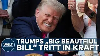 USA: Donald Trump unterzeichnet sein 