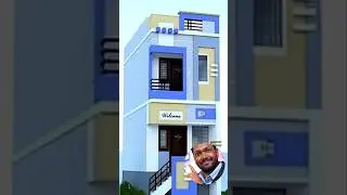 10&times;25 का फ्रंट एलिवेशन डिज़ाइन | small house design | #shorts #aadityaconstruction  #housedesign