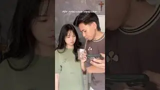 disaat cowok bilang &ldquo;cobain&rdquo;🤡 #couplecomedy #pacaran #komedi #bucin