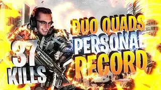 MY BEST WARZONE GAME EVER - 37 KILLS IN DUO vs. QUADS