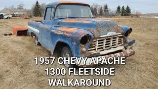 PROJECT 1957 CHEVY 1300 SHORTBOX FLEETSIDE WALK-AROUND
