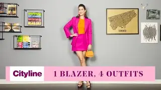 How to style 1 statement blazer 4 different ways