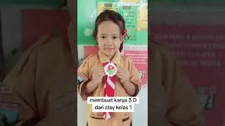 Membuat karya 3D dari clay Siswa Kelas 1  #bbpmpjatim #sdnpehwetan2