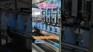 Laundry liquid filling machine, piston liquid filling machine #laundryliquidfillingmachine