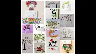 Switchboard paint idea|| Switchboard painting  design idea|| Wall paint idea||
