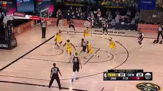 Jamal murray's acrobatic shots!