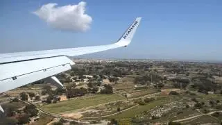 Landing at Malta (MLA/LMML) 22 APR 2015