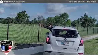 New Haven Police Department attempted to conduct a routine traffic stop car take off