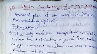 Comparative Anatomy//Circulatory and urinogenital system//Unit 3, paper 8// semester 4 #zoologynotes