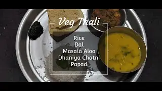 Easy & Healthy Indian Veg Thali | Simple Homemade Balanced Meal
