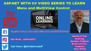 Menu and  MultiView Control in ASP.NET C#