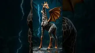Giraffe vs Dragon - Animal Fusion #giraffe #dragon #animal #fusion
