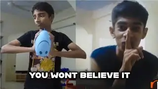 i had a balloon volleyball championship w/ Hari (who's trassh at it)