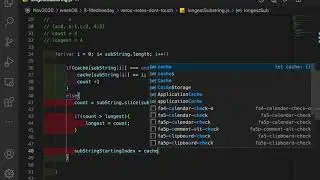 Longest Substring No Duplicates -Javascript