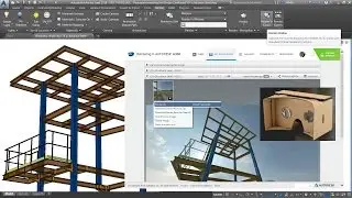 Advance Steel - Panorama rendering for Google Cardboard VR