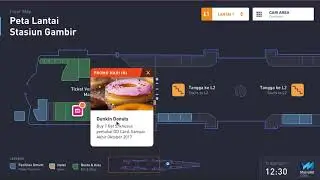 Digital wayfinder prototype for railway station