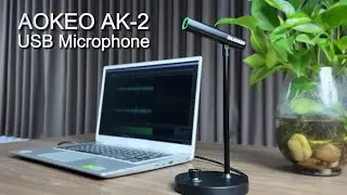 AK2 USB Computer Microphone for Content Creators, Gamers & Remote Workers!