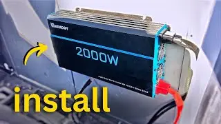 HVAC Van with a 2000w Power Inverter