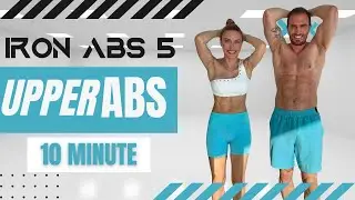 10-Minute Upper Abs Crusher! 🔥 Iron Series Day 5 | Intense Crunch Workout! | FITINSANE