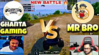 Mr bro vs Ghanta gaming || New Battle In Erangal Map || Pubg mobile || BOMTA gaming