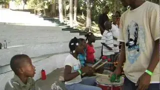 Drum Class in Haiti!